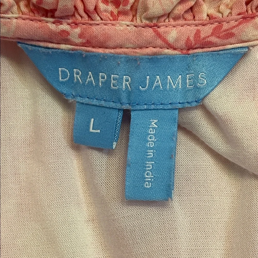 Draper James Kellie Babydoll Sundress Tie Waist in Pink Paisley Easter Women’s L - Picture 6 of 9